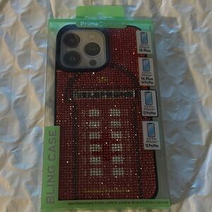 Bling Red Rhinestone Phone Case for iPhone - Sparkling Red